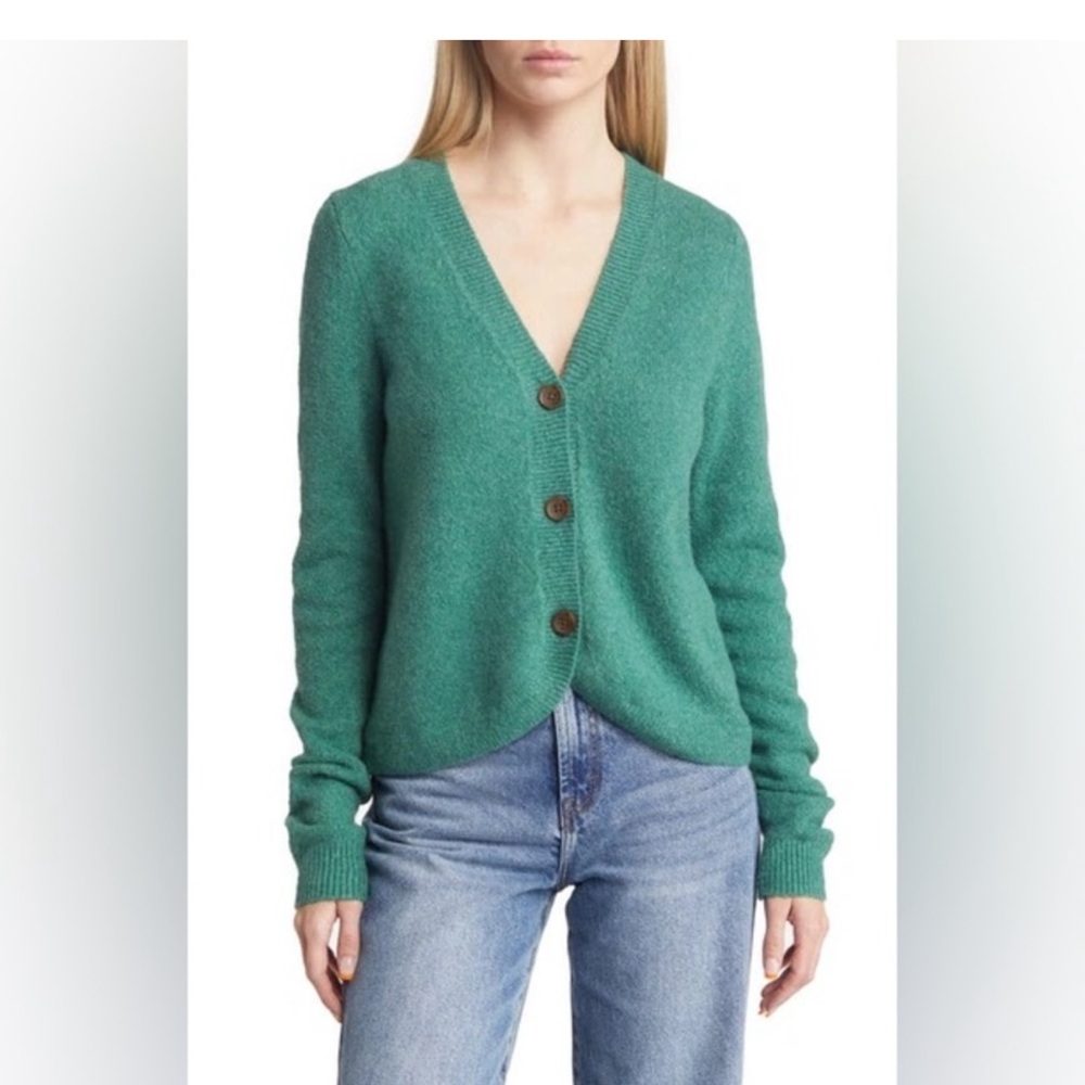 Haskell Crop Cardigan Sweater in Coziest Textured Yarn
